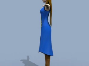 young woman 3D Model