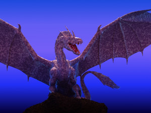 Winged Dragon 02 3Dモデル