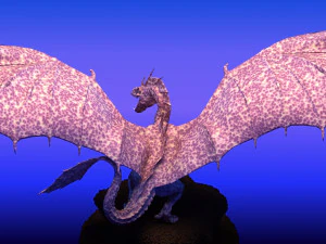 Winged Dragon 02 3D Model