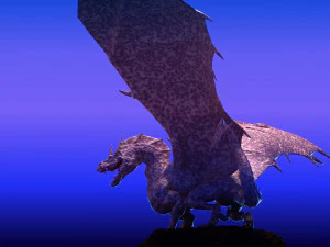 Winged Dragon 02 3D Model