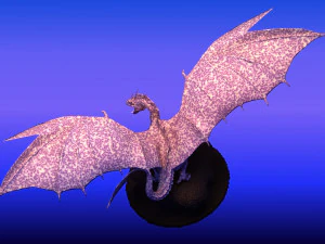 Winged Dragon 02 3D Model