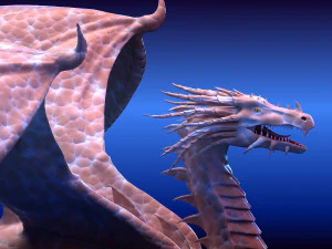 Winged Dragon 03 3D Model