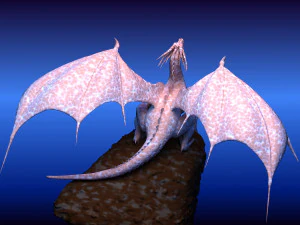 Winged Dragon 03 3D Model