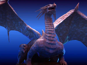 Winged Dragon 03 3D Model