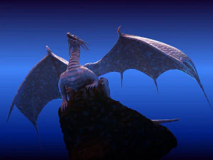 Winged Dragon 03 3D Model