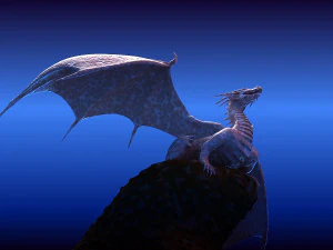 Winged Dragon 03 3D Model