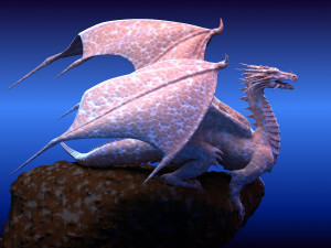 Winged Dragon 03 Modèle 3D