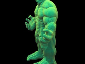green hulk fantasy character 3D Model
