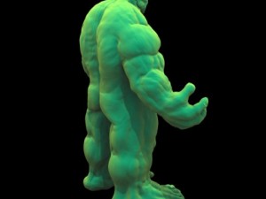 green hulk fantasy character 3D Model