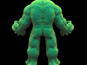 green hulk fantasy character 3D Model