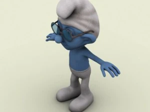 smurf Modelo 3D
