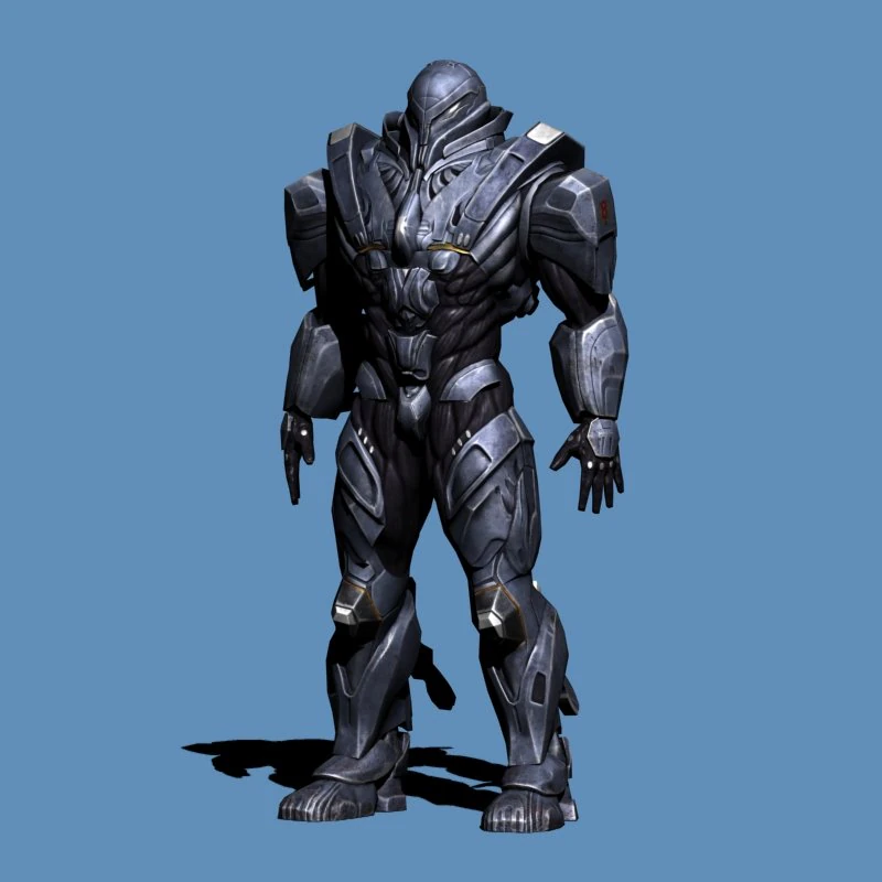 robot 4 3D Model .c4d .max .obj .3ds .fbx .stl .blend 