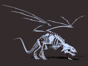 dragon skeleton 3D Model