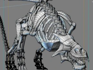 dragon skeleton 3D Model