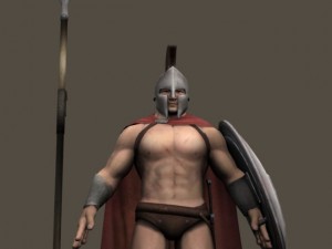 ancient warrior roman or greek Modelo 3D