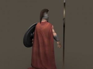 ancient warrior roman or greek Modelo 3D