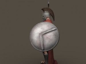 ancient warrior roman or greek Modelo 3D