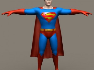 superman 3D Model