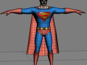 superman 3D Model