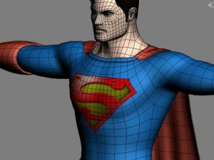 superman 3D Model