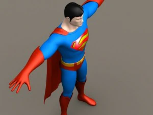 superman 3D Model