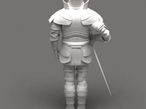 knight armor 3D Model