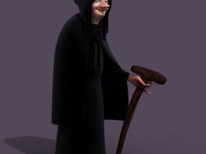 witch 3D-Modell