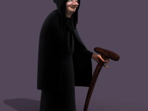 bruxa Modelo 3D