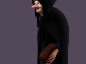 witch 3Dモデル