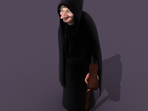 witch 3Dモデル