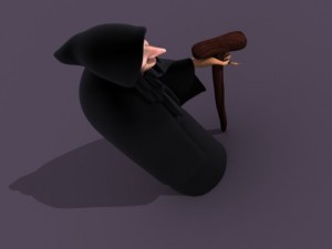 witch 3Dモデル