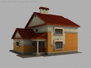 cottage 3D-Modell