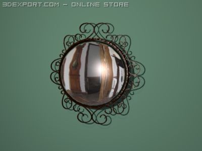old mirror Modelo 3D .c4d .max .obj .3ds .fbx .stl .blend 