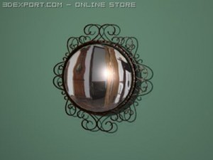 old mirror Modèle 3D