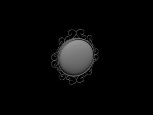 old mirror Modelo 3D