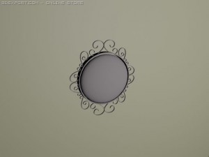 old mirror Modelo 3D