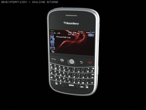 blackberry bold 9000 3D Model