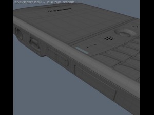 blackberry bold 9000 3D Model