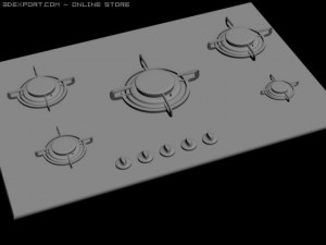 gaz Modèle 3D