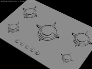 gaz Modèle 3D