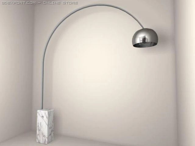 flos arco 3D Model .c4d .max .obj .3ds .fbx .stl .blend