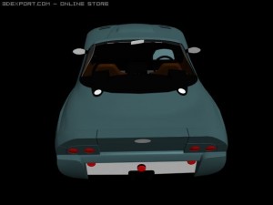 modern car 3D Model