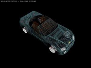modern car 3D Model