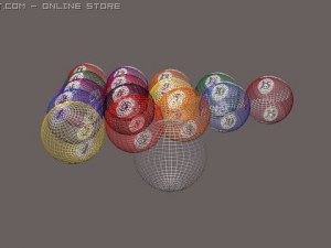 pool balls 3Dモデル