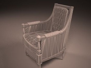 amchair Model 3D