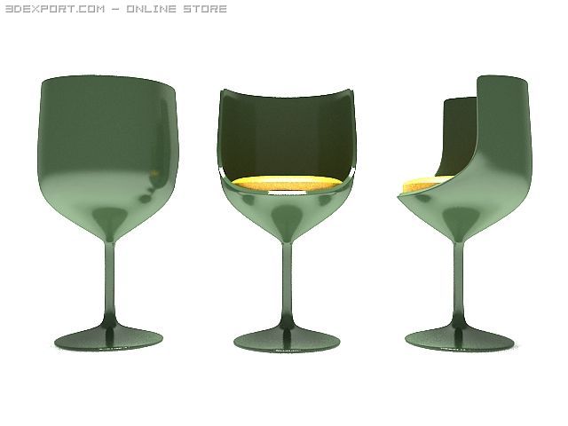 chair4 3D Model .c4d .max .obj .3ds .fbx .stl .blend 