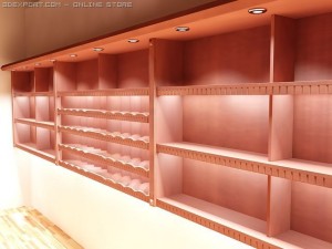 bar counter Modelo 3D