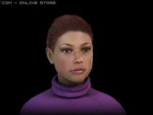 modelo de menina realista Modelo 3D