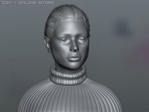realistic girl model Modèle 3D
