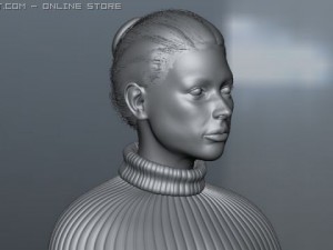 realistic girl model Modèle 3D